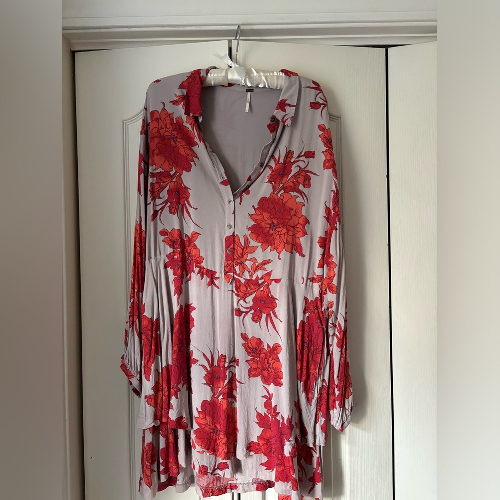 Free People floral knee Length Dress